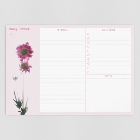 A5 Daily Planner - Scabiosa